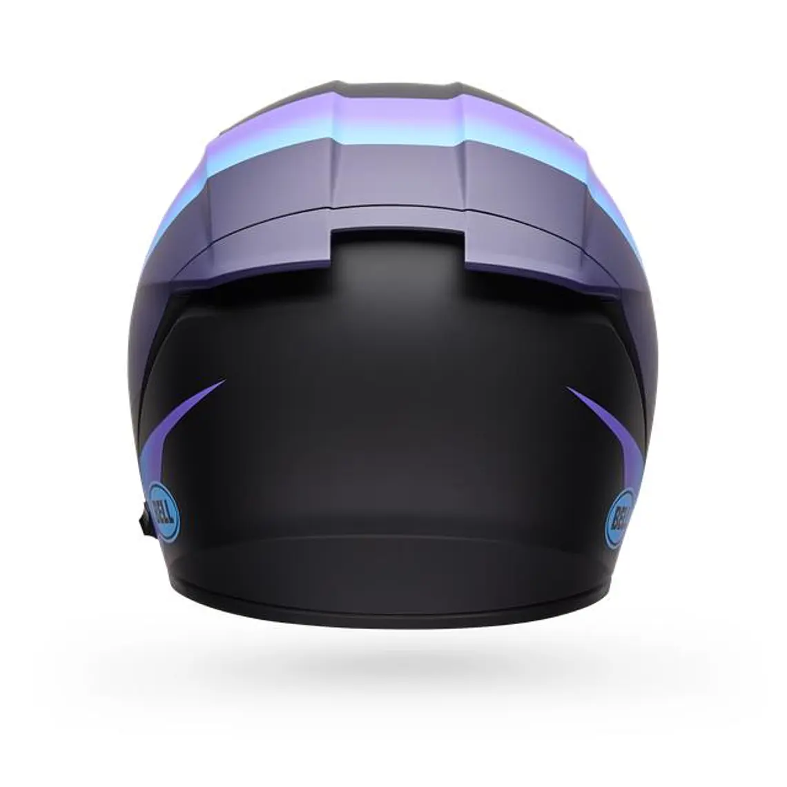 Casco Moto Calle Lithium Passion Negro/Azul Certificado QR Bell 4