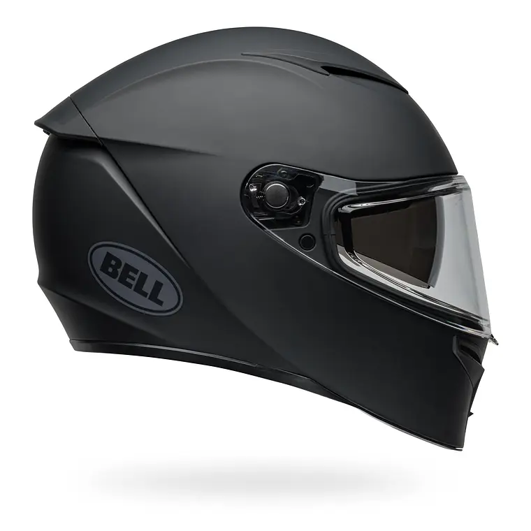 Casco Moto Calle Lithium Solid Negro Mate Bell 2
