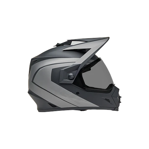 Casco Moto Calle MX-9 ADV Certificado QR Gris Bell