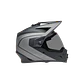 Casco Moto Calle MX-9 ADV Certificado QR Gris Bell - Miniatura 1