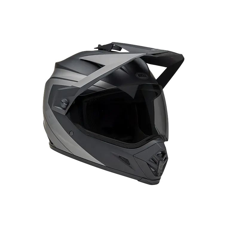 Casco Moto Calle MX-9 ADV Certificado QR Gris Bell 2