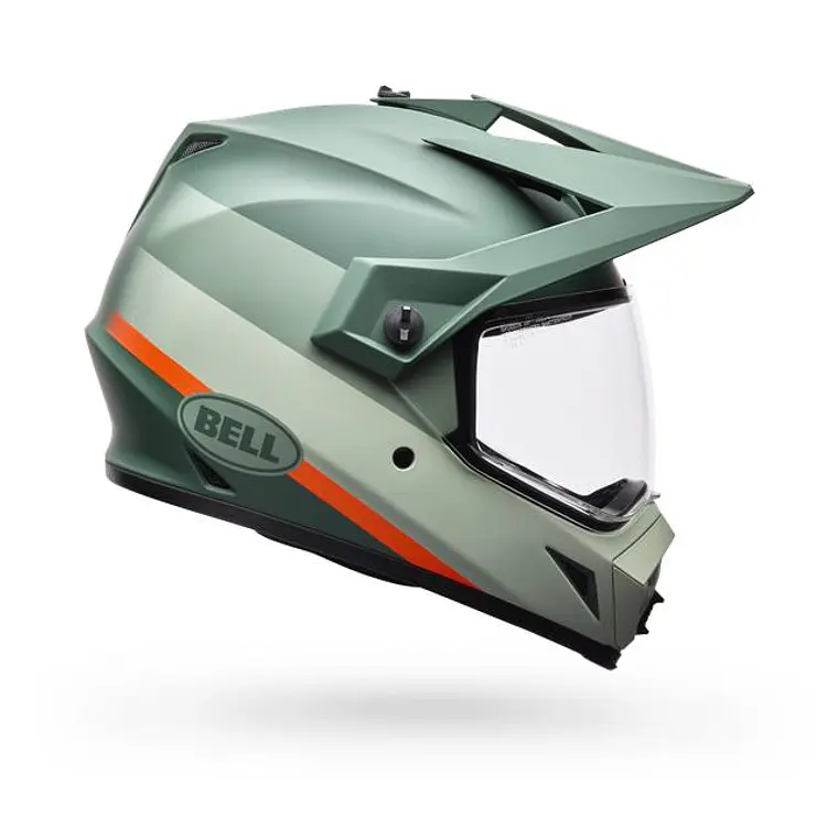 Casco Moto Calle MX-9 ADV Certificado QR Verde Bell 2