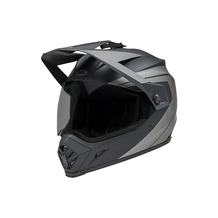 Casco Moto Calle MX-9 ADV Certificado QR Gris Bell 8