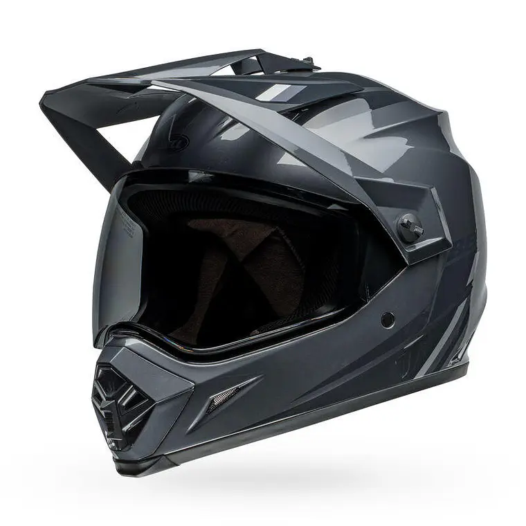 Casco Moto Calle MX-9 Adventure Mips Alpine Certificado QR Gris Carbon Bell 1