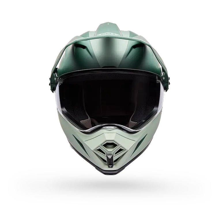 Casco Moto Calle MX-9 ADV Trail Verde/Naranjo Bell 3