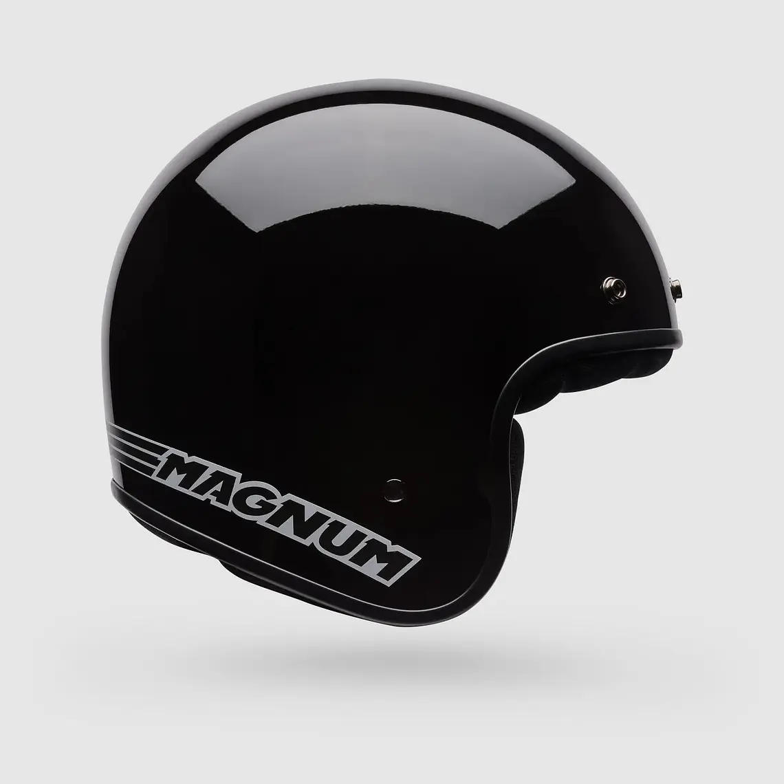 Casco Moto Calle Magnum Solid Negro Bell 1