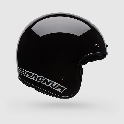 Casco Moto Calle Magnum Solid Negro Bell