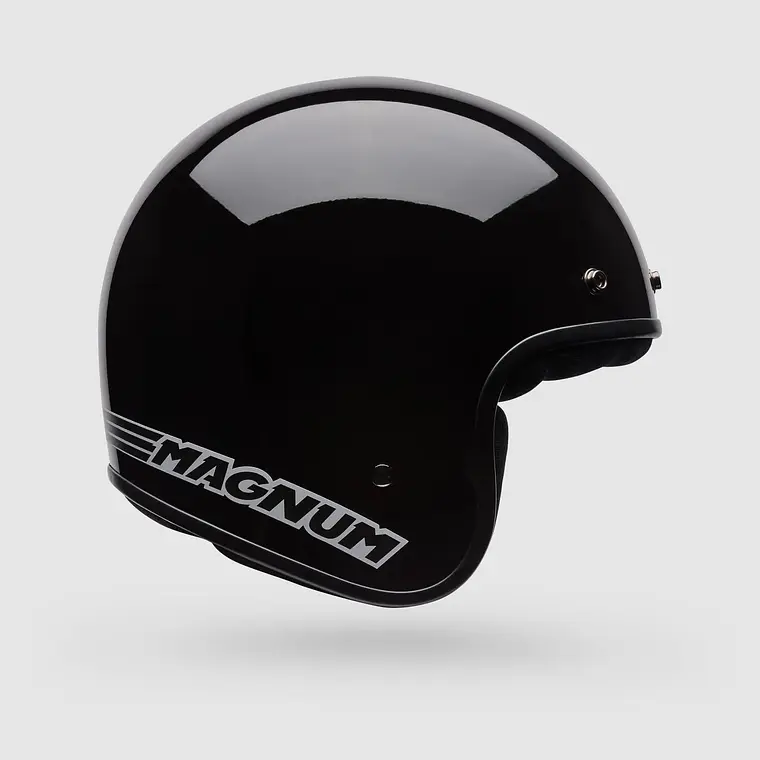 Casco Moto Calle Magnum Solid Negro Bell 1