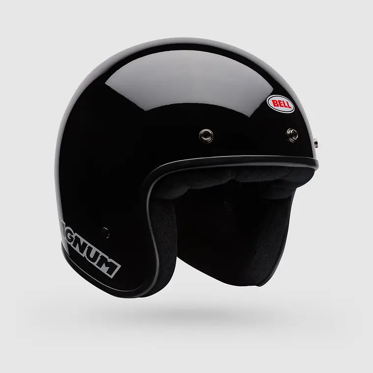 Casco Moto Calle Magnum Solid Negro Bell 2