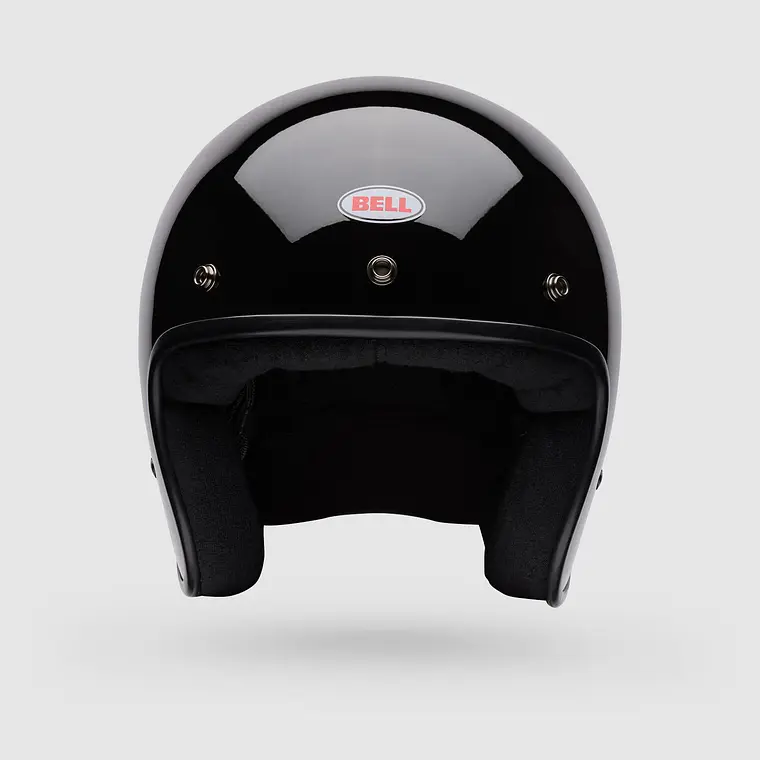 Casco Moto Calle Magnum Solid Negro Bell 3