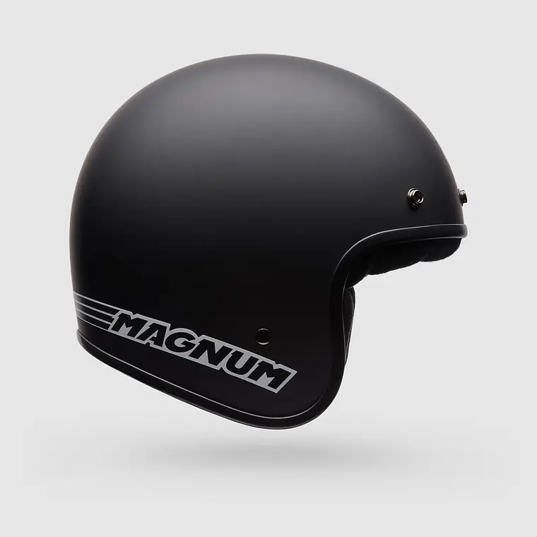 Casco Moto Calle Magnum Solid Solid Negro Mate Bell 1