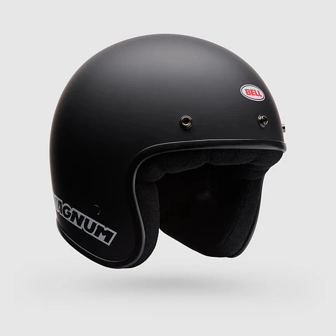 Casco Moto Calle Magnum Solid Solid Negro Mate Bell