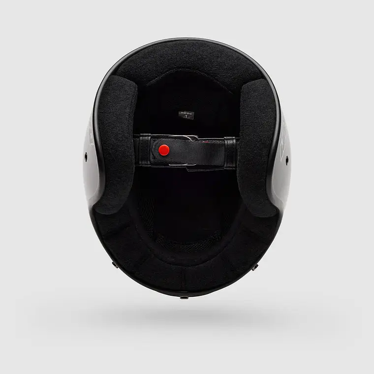 Casco Moto Calle Magnum Solid Negro Bell 4