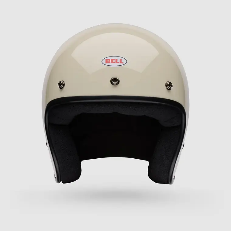 Casco Moto Calle Magnum Solid Blanco Bell 6