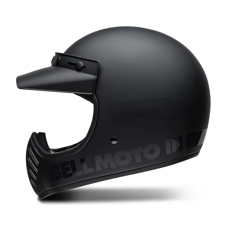 Casco Moto Calle Moto-3 Classic Negro Certificado QR Bell 2