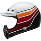 Casco Moto Calle Moto-3 Classic Blanco Naranjo Certificado QR Bell - Miniatura 4