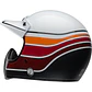Casco Moto Calle Moto-3 Classic Blanco Naranjo Certificado QR Bell - Miniatura 5