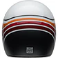 Casco Moto Calle Moto-3 Classic Blanco Naranjo Certificado QR Bell - Miniatura 6