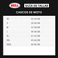 Casco Moto Calle Moto-3 Classic Negro Certificado QR Bell - Miniatura 5