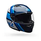 Casco Moto Calle Qualifier Chasm Azul Certificado QR Bell - Miniatura 1
