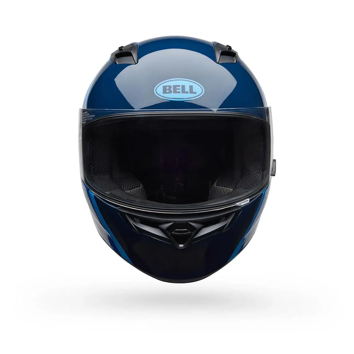 Casco Moto Calle Qualifier Chasm Azul Certificado QR Bell 2