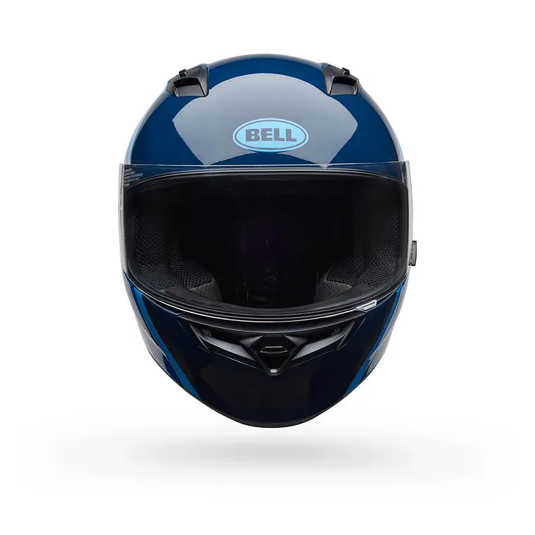 Casco Moto Calle Qualifier Chasm Azul Certificado QR Bell 2