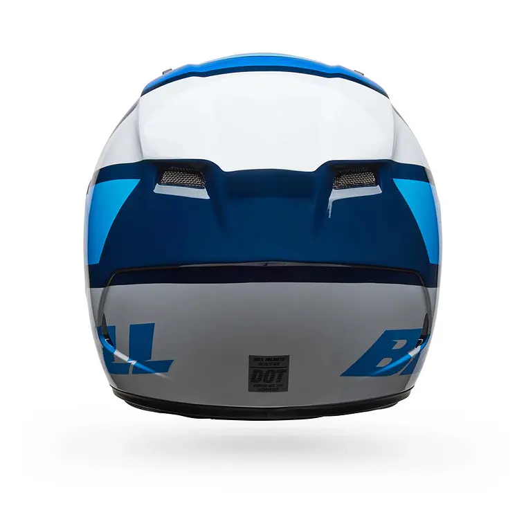 Casco Moto Calle Qualifier Chasm Azul Certificado QR Bell 3