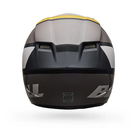 Casco Moto Calle Qualifier Chasm Negro Dorado Certificado QR Bell