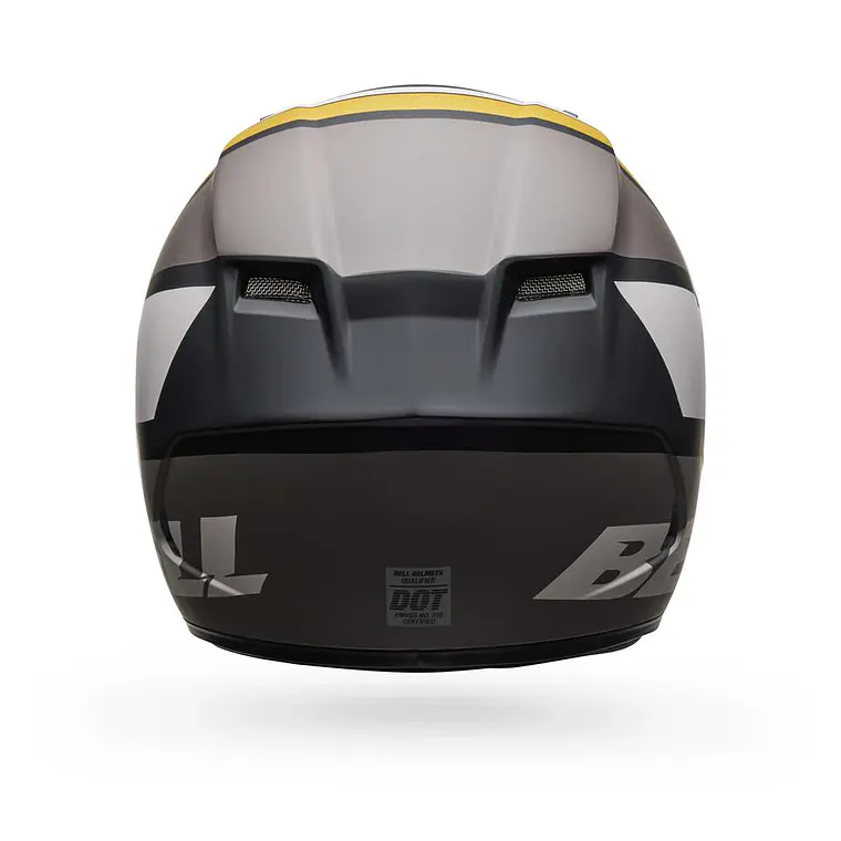 Casco Moto Calle Qualifier Chasm Negro Dorado Certificado QR Bell 2