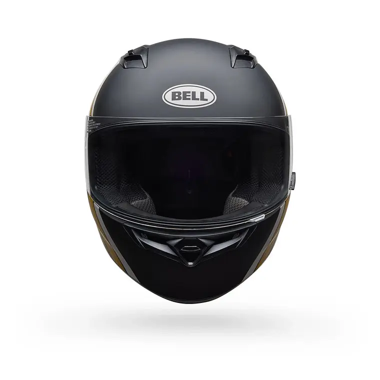 Casco Moto Calle Qualifier Chasm Negro Dorado Certificado QR Bell 4