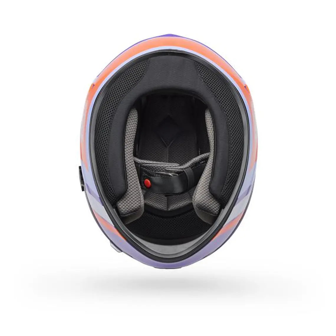 Casco Moto Calle Qualifier Chasm Morado Certificado QR Bell 5
