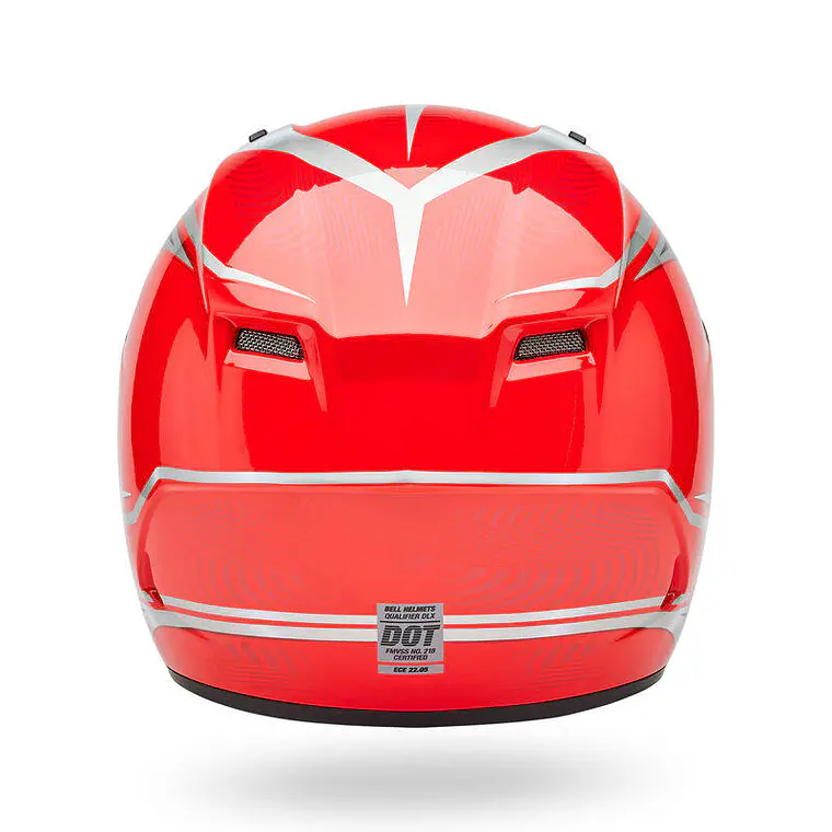 Casco Moto Calle Qualifier Conduit Rojo/Plateado Certificado QR Bell 4