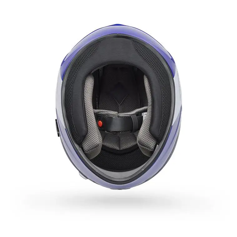 Casco Moto Calle Qualifier Clip Certificado QR Azul Bell 5