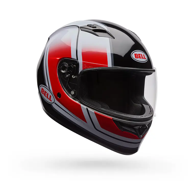Casco Moto Calle Qualifier Grid Blanco/Rojo Bell 1