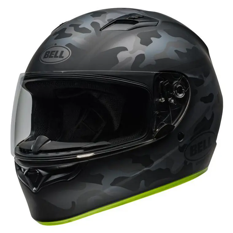 Casco Moto Calle Qualifier Stealth Mate Camo Certificado QR Bell 1
