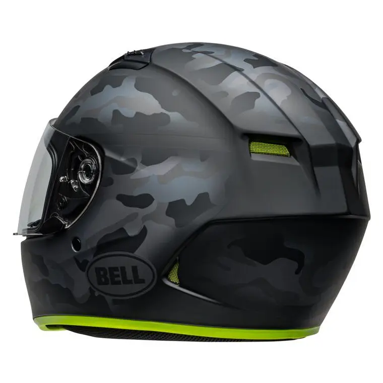 Casco Moto Calle Qualifier Stealth Mate Camo Certificado QR Bell 2