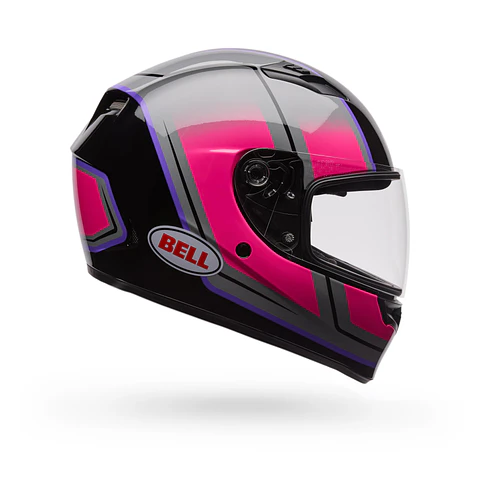 Casco Moto Calle Qualifier Grid Gris/Rosado Bell