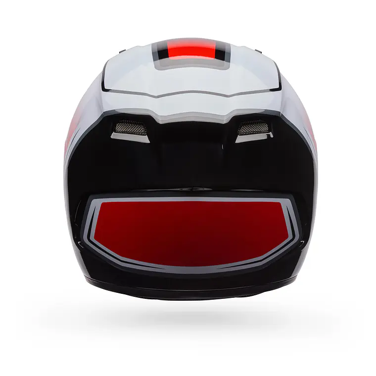 Casco Moto Calle Qualifier Grid Blanco/Rojo Bell 3