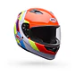 Casco Moto Calle Qualifier Vibe Naranjo Certificado QR Bell - Miniatura 1