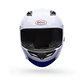 Casco Moto Calle Qualifier Vibe Azul/Blanco Certificado QR Bell - Miniatura 3