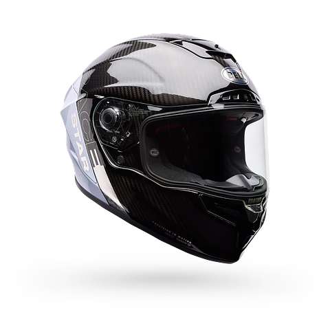 Casco Moto Calle Race Star DLX Flex Strike Blanco/Negro Bell