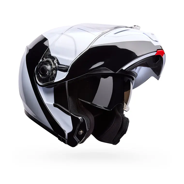 Casco Moto Calle SRT Modular Abatible Flow Blanco/Negro Bell 1