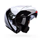 Casco Moto Calle SRT Modular Abatible Flow Blanco/Negro Bell - Miniatura 1
