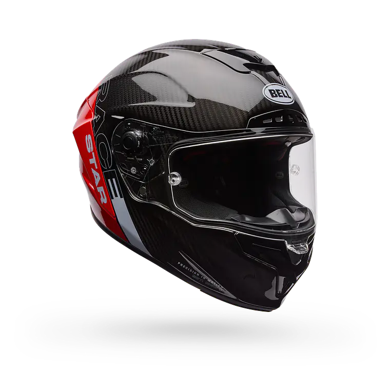Casco Moto Calle Race Star DLX Flex Strike Rojo/Negro Bell 2