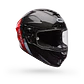 Casco Moto Calle Race Star DLX Flex Strike Rojo/Negro Bell - Miniatura 2