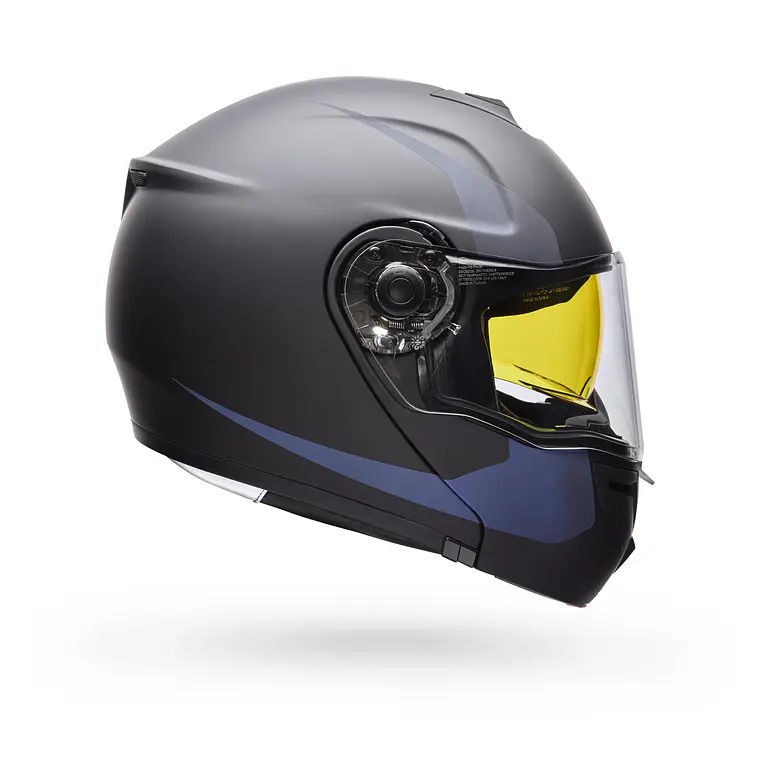 Casco Moto Calle SRT Modular Abatible The Good Ride Negro/Azul Certificado QR Bell 2