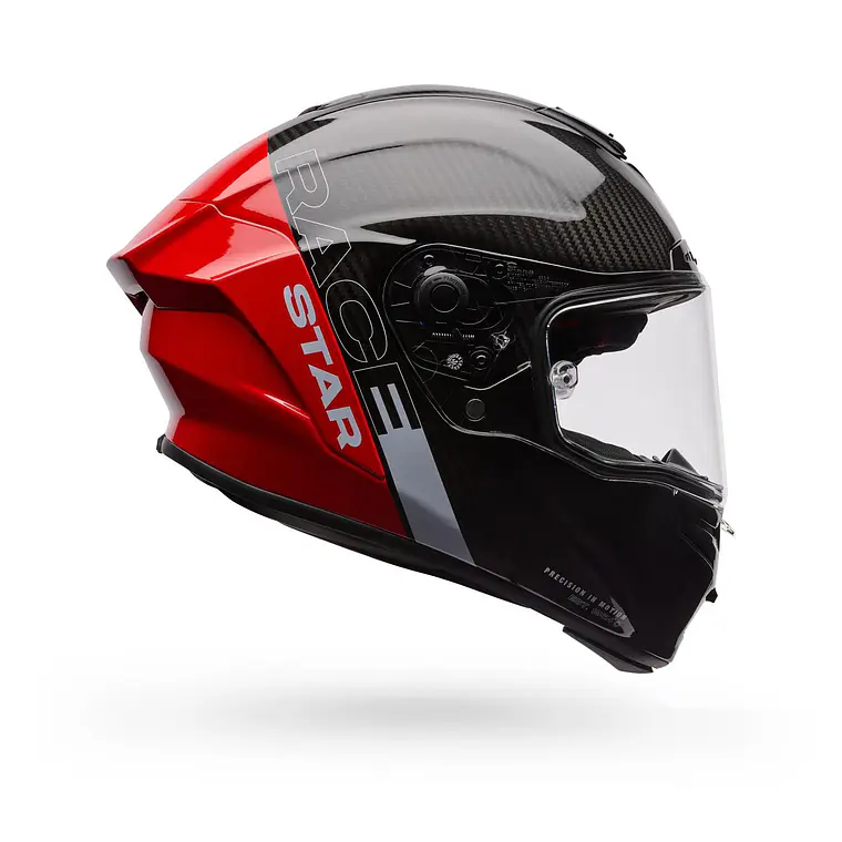 Casco Moto Calle Race Star DLX Flex Strike Rojo/Negro Bell 4