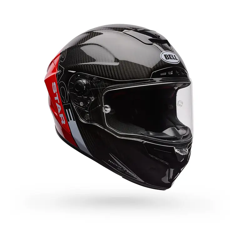 Casco Moto Calle Race Star DLX Flex Strike Rojo/Negro Bell 5