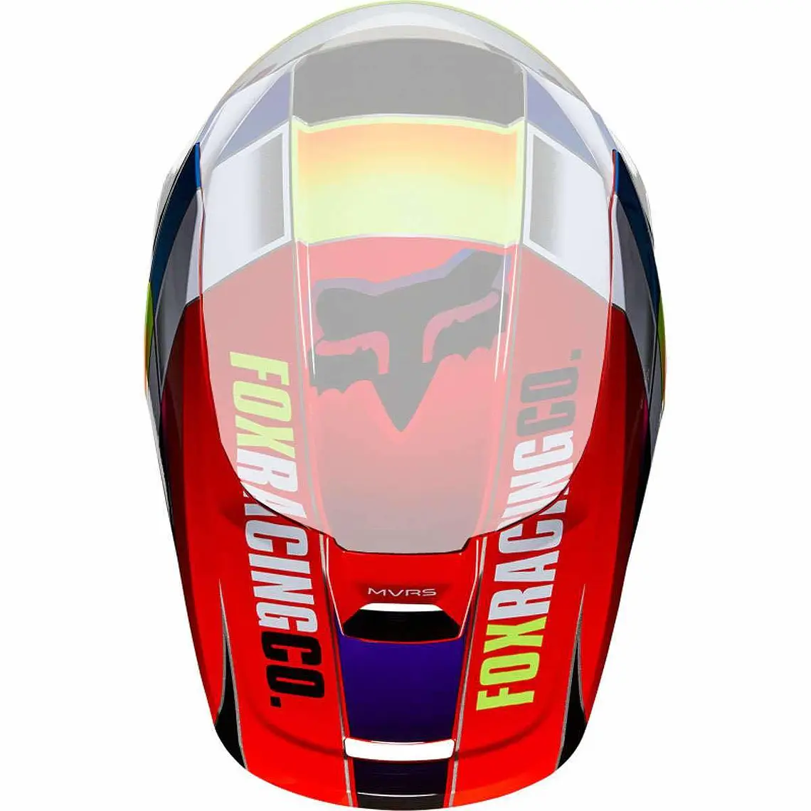 Visera Moto Niño V1 Yorr Blu/Rojo Fox 1