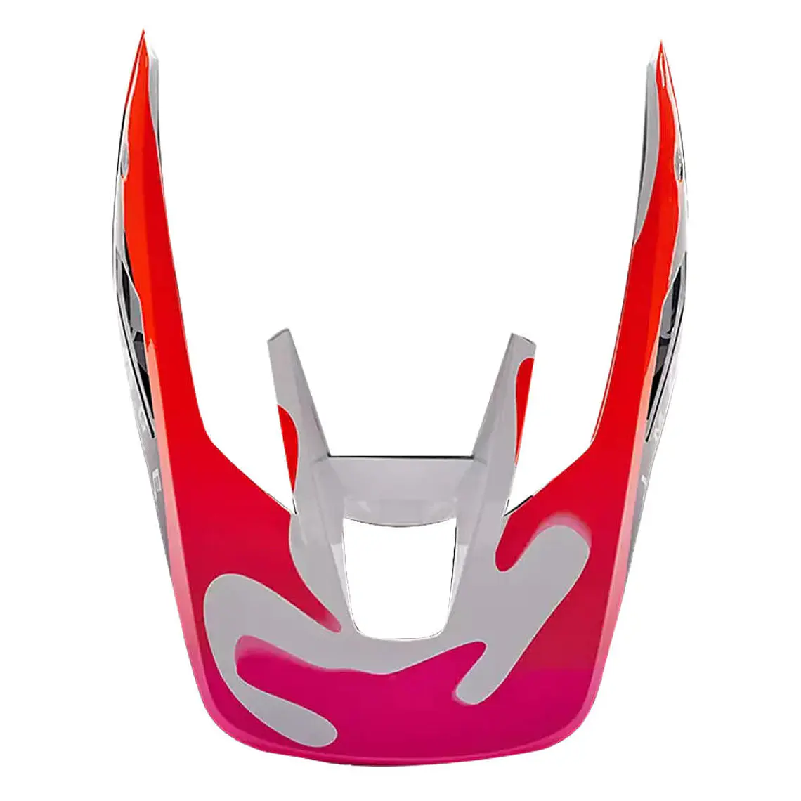 Visera Moto V3 Ryvr Blanco/Negro Fox 2